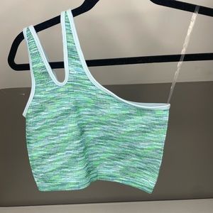 OFFLINE By Aerie Seamless One Shoulder Longline Sports Bra